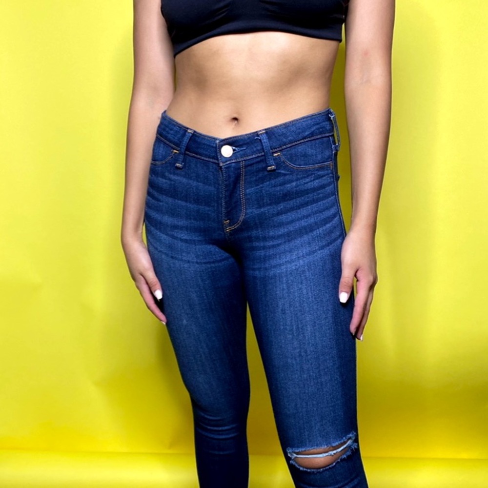 Dark Blue Hollister Jeans